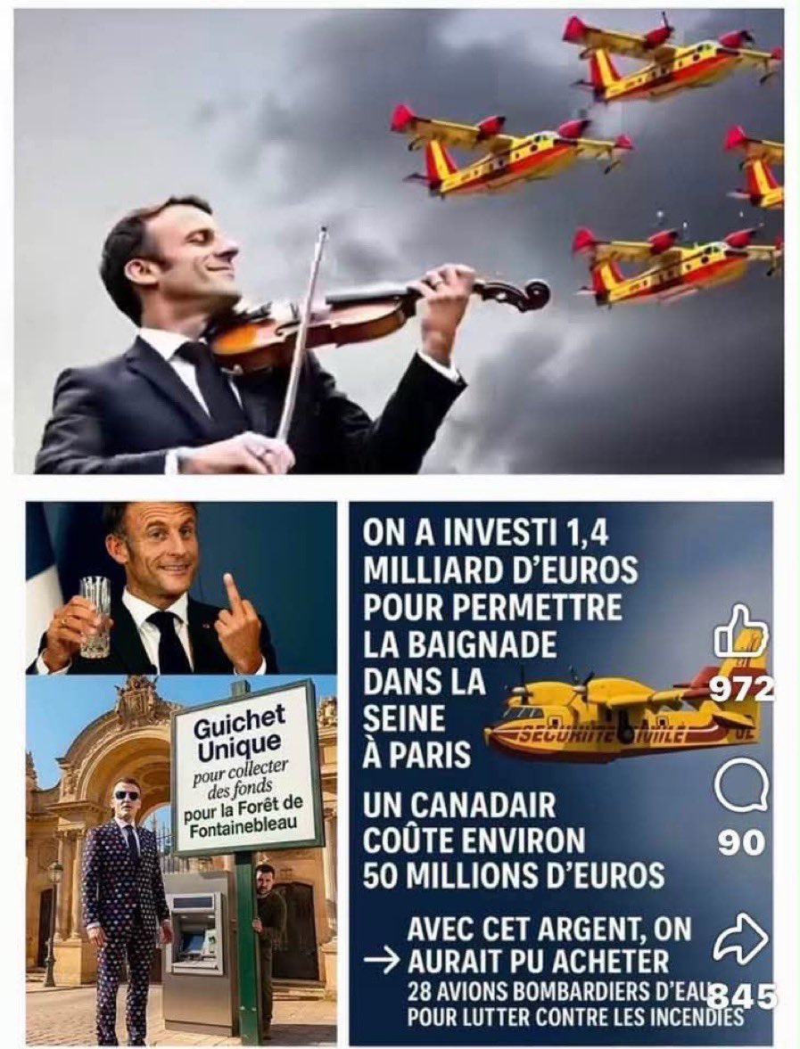 ATTAL appelez le Canadair, ça lui va si bien
